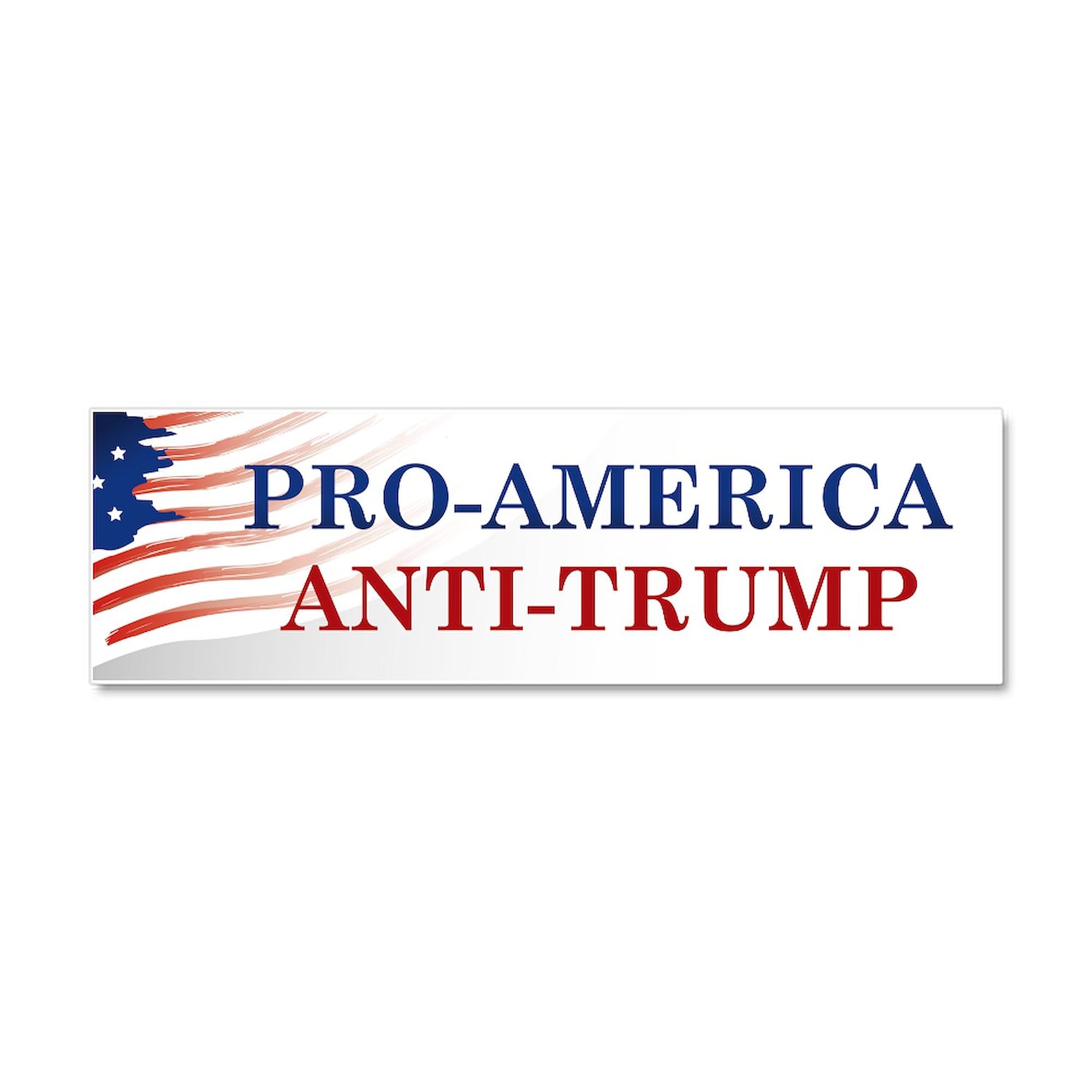 CafePress Pro America Anti Trump Car Magnet, 10