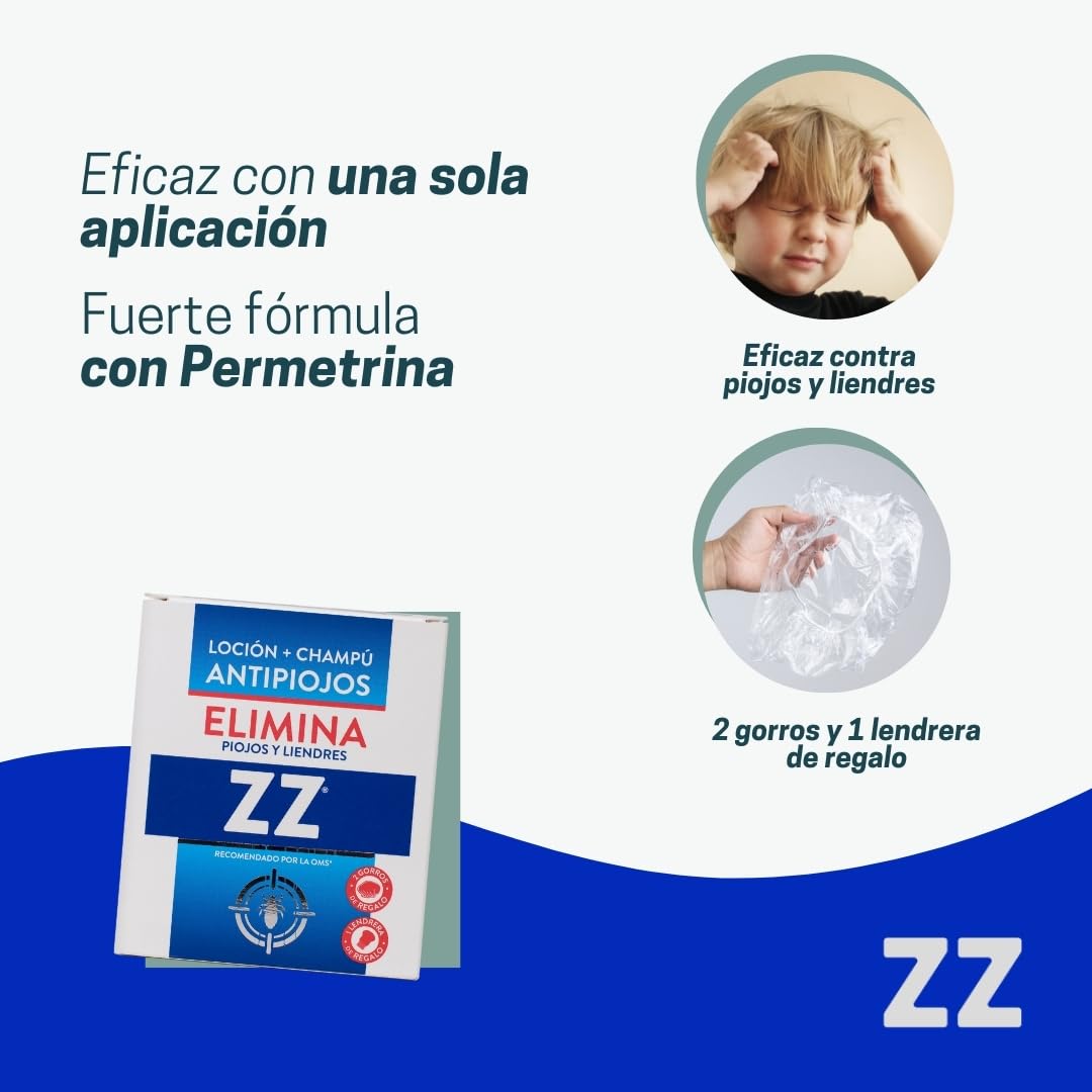 Anti-Lice Shampoo Loción + Champú ZZ (Refurbished A+)