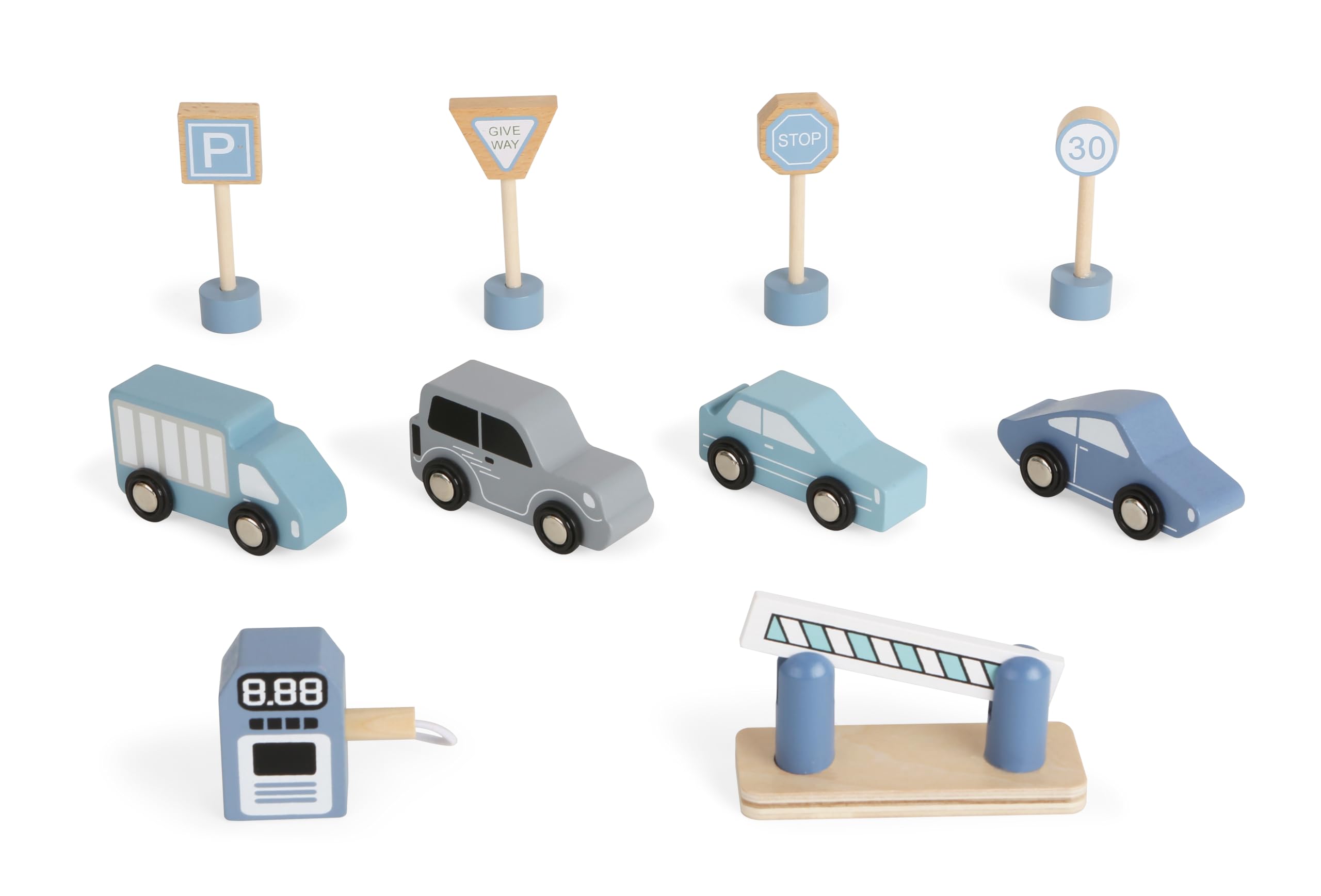 Bayer Chic 2000 Aparcamiento Grande para niños de Madera, Garaje con Accesorios, Garaje para Juegos con Ascensor