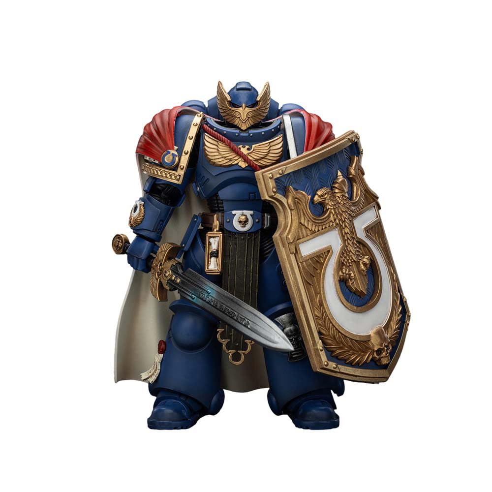 JOYTOY Warhammer 40k Space Marine 2, Ultramarines Victrix Honour Guard with Storm Shield And Power Sword 1/18 Action Figure, Dedicated To You Who Love Collecting — image 1