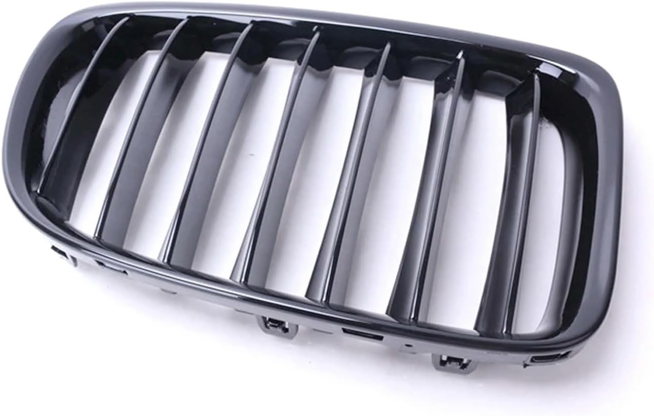 Front Gloss Black Kidney Sport Grilles Hood Grill Compatible with BMW E84 X1 2010 2011 2012 2013 2014 2015 Car Styling