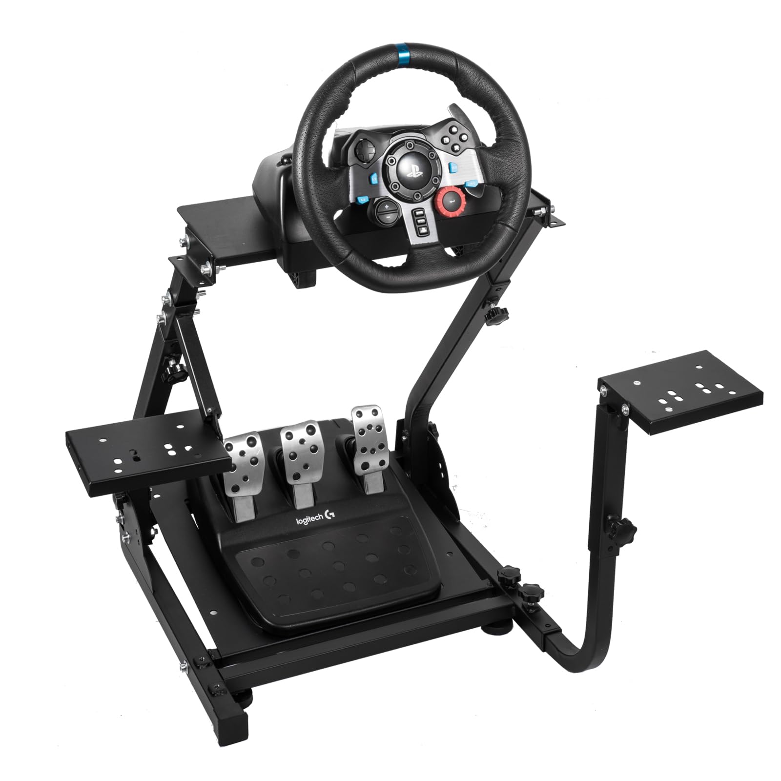 Mokapit Foldable Racing Sim Stand Compatible with Logitech/Thrustmaster