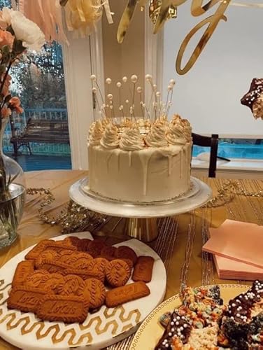 Topo de Bolo Coroa de Pérolas Festa de Aniversário Mesversário