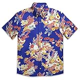 GADGETSTALK Hawaiian Shirt Replica Leonardo Dicaprio Shirt 1996 Movie Gift for Men Blue