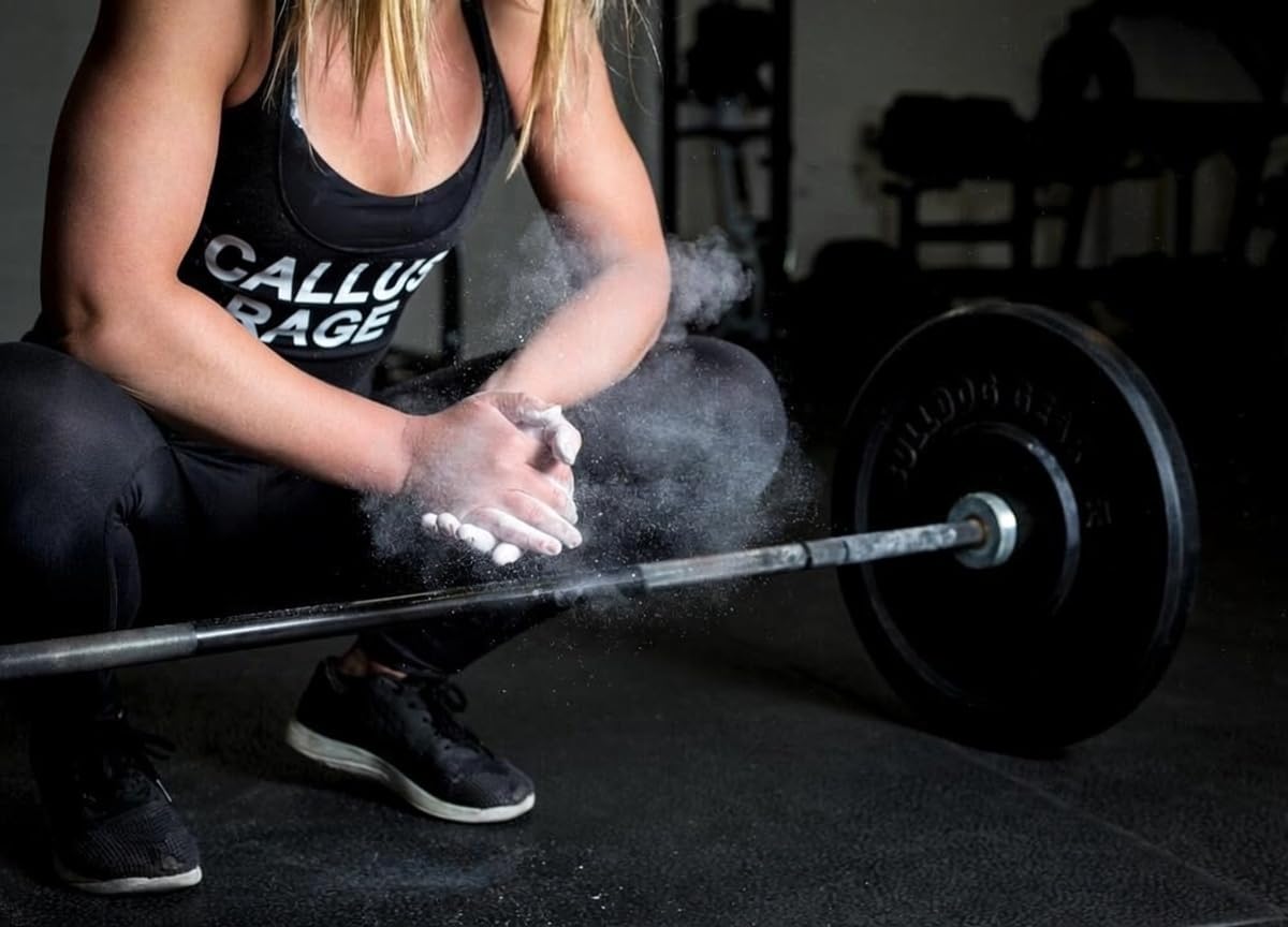 Callus Rage | Premium Gym Chalk Powder 400gm with Storage Box for Weightlifting Climbing Gymnastics Strong Grip 3