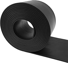 LSGCQ Bande de Caoutchouc Feuille de Caoutchouc Tapis Caoutchouc néoprène Plaque Caoutchouc Bande Caoutchouc Solide pour Joints Protection Contre Les Vibrations, Couverture, Bricolage (120mm×5mm×3m)