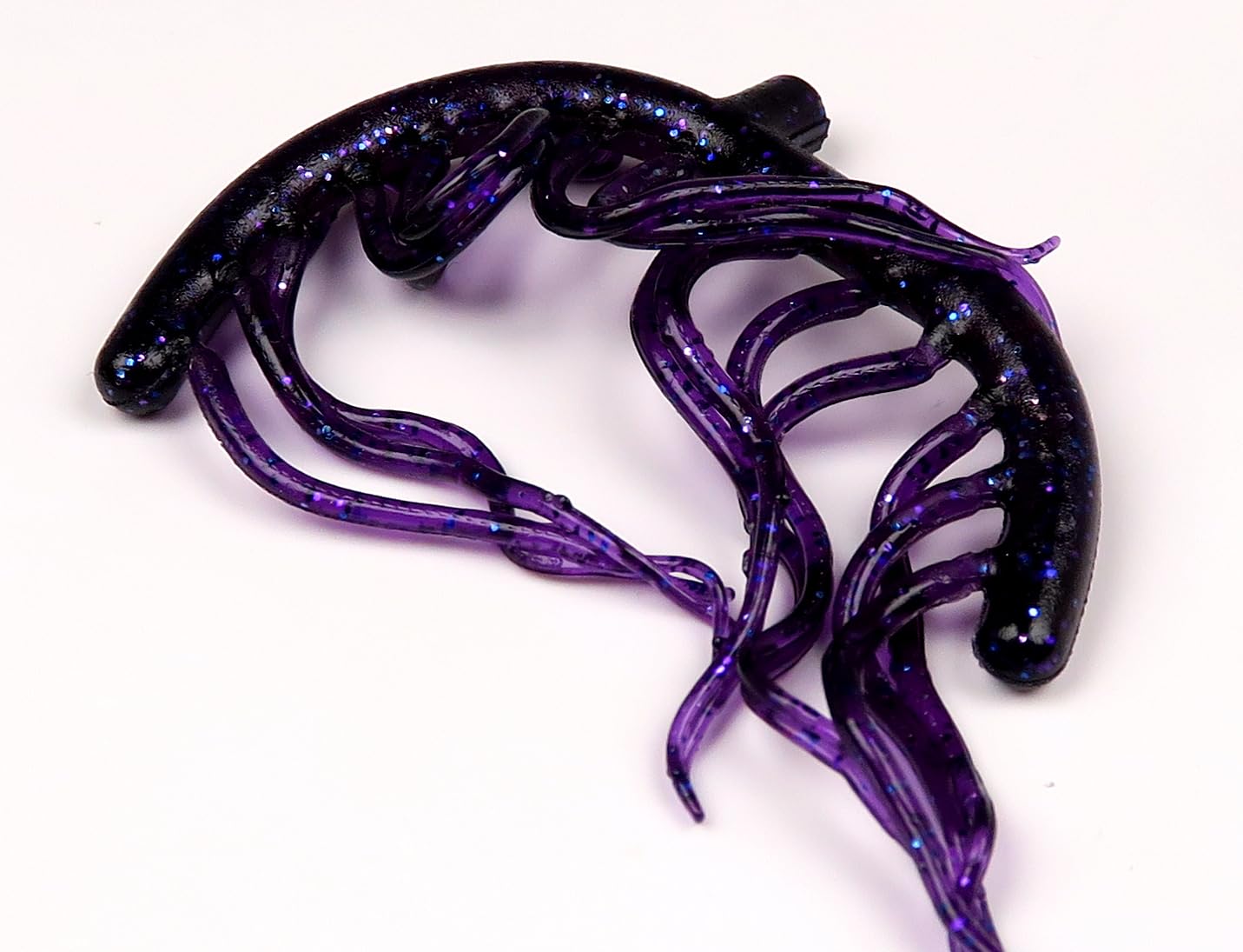 Hareline Fly Tying Mini Squiggle Worms #298 Purple