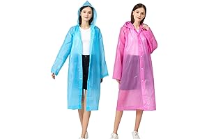 Reusable Waterproof Rain Jackets for Young Adults