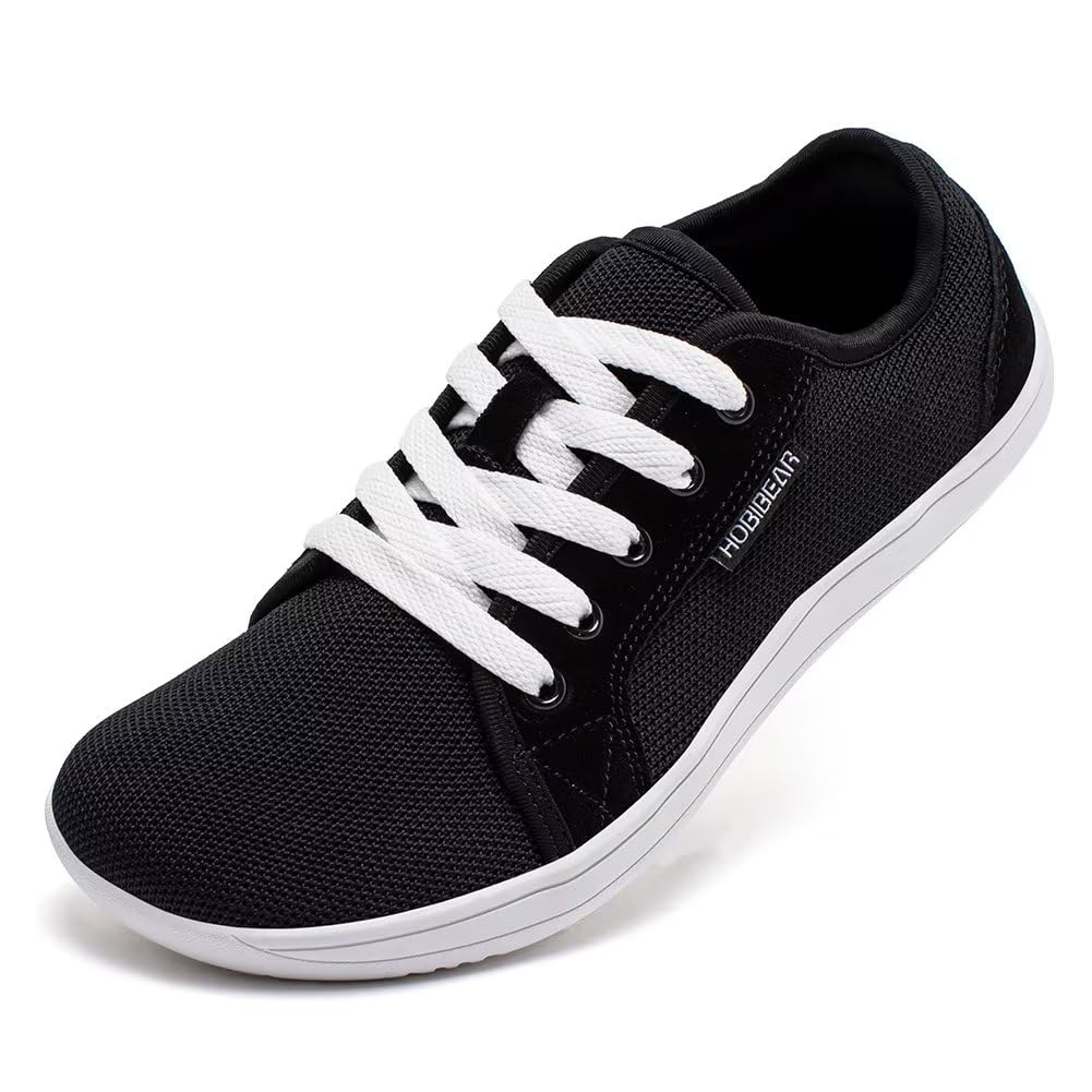 HOBIBEAR Unisex Calzado Descalzo Minimalistas Hombres Mujeres Zapatillas Ligeras Flexibles para Exterior Interio Ligeros y Transpirables