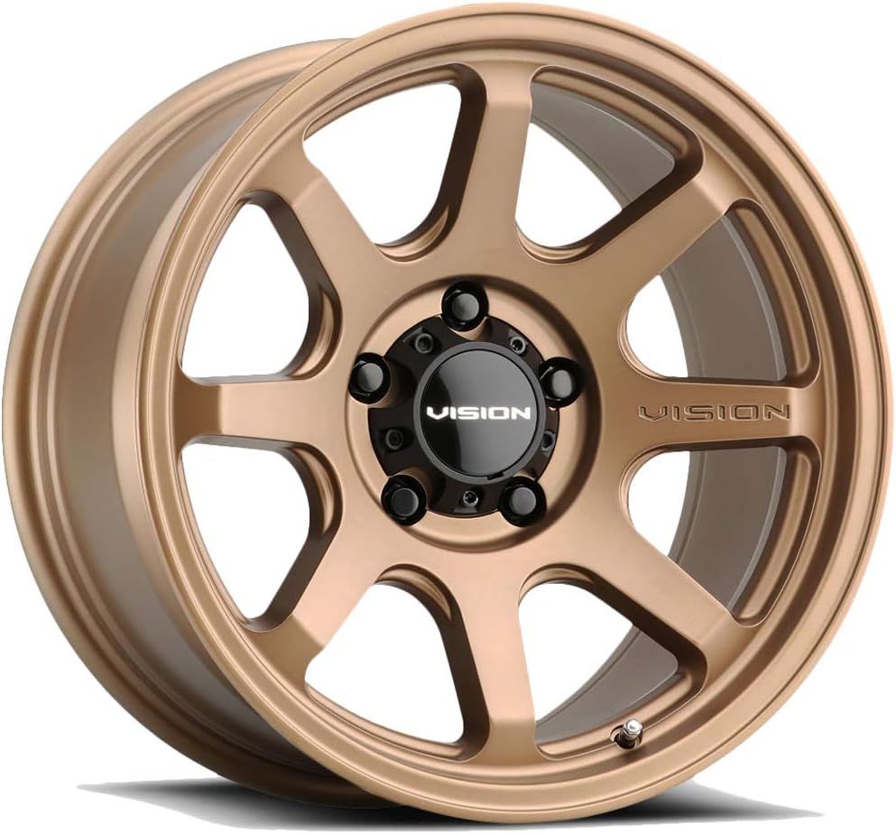 Vision 351 FLOW Custom Wheel - 17x8, 30 Offset, 5x114.3 Bolt Pattern, 76.1mm Hub - Bronze Rim