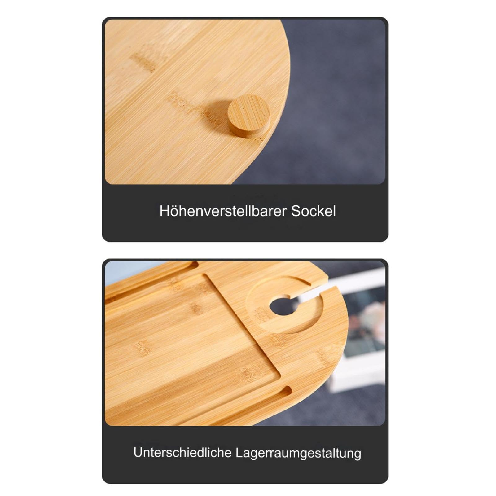 Badewannen-Stehtablett-Tisch,Badewannen-Tablett-Tischständer,-Tisch freistehend mit Verstellbarer Höhe | Badewannen-Beistelltisch, Rutschfester Badezimmer-Badewannen-Organizer für Bett, Couch