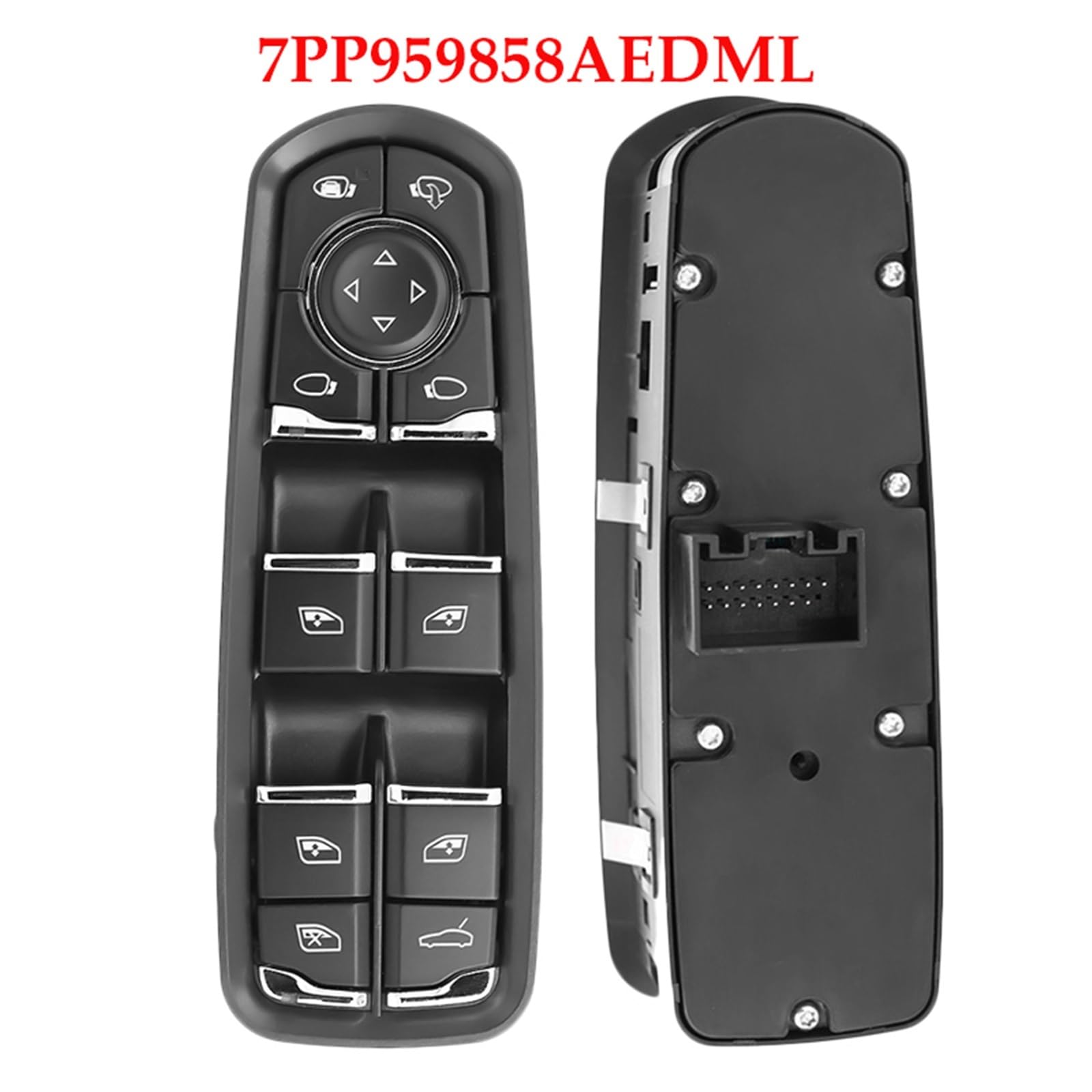 Interruttore alzacristalli Pulsante Interruttore Alzacristallo Elettrico Anteriore Sinistro 7PP959858AEDML 7PP959858RDML 7PP959858MDML Per Porsche Cayenne Macan Panamera 2011-2017