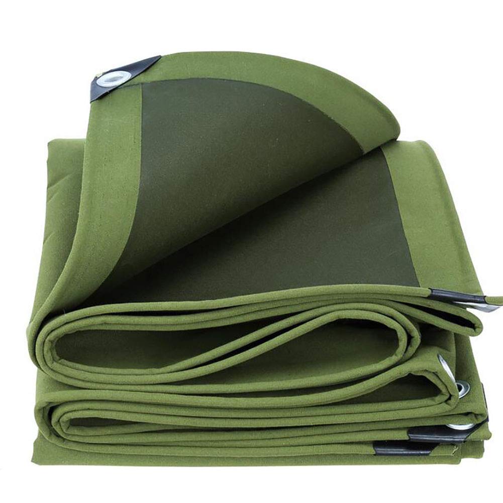 BAICHEN Heavy Duty Tarpaulin Thickening canvas 100% waterproof Wear and durable Outdoor tarpaulin 600g / m² 0.86mm,4 * 4m