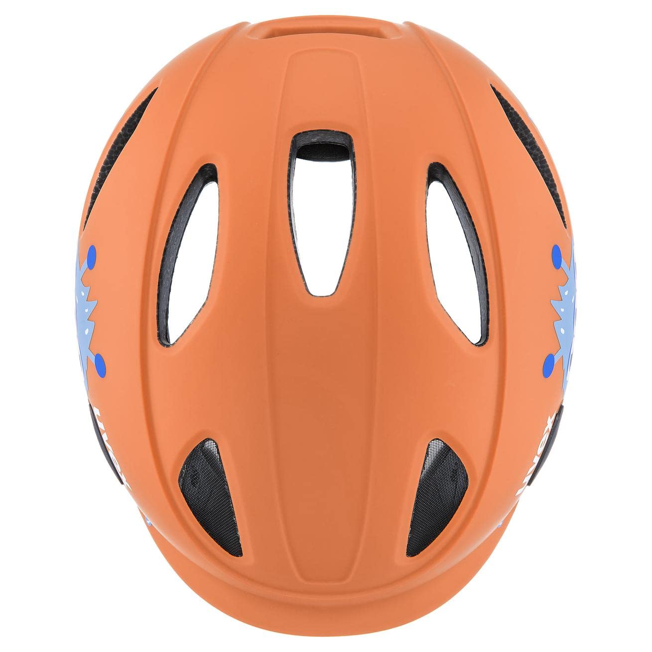 uvex oyo style - lekki kask rowerowy dla dzieci - zintegrowana ochrona boczna - indywidualna regulacja wielkości - monster papaya matt - 45-50 cm