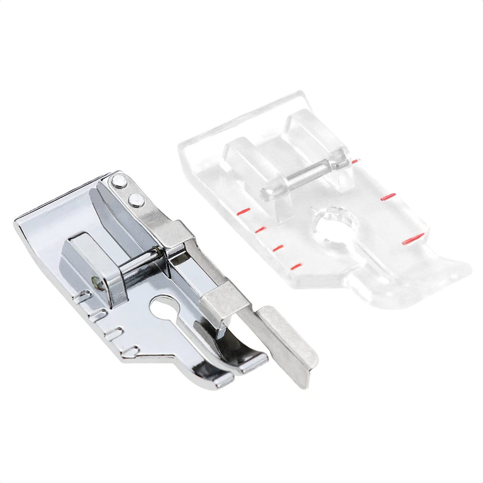 SA141 Piedino per intrecciatura in acciaio inossidabile per tutti gli accessori per macchine da cucire Singer Brother Babylock Juki con gambo basso  15