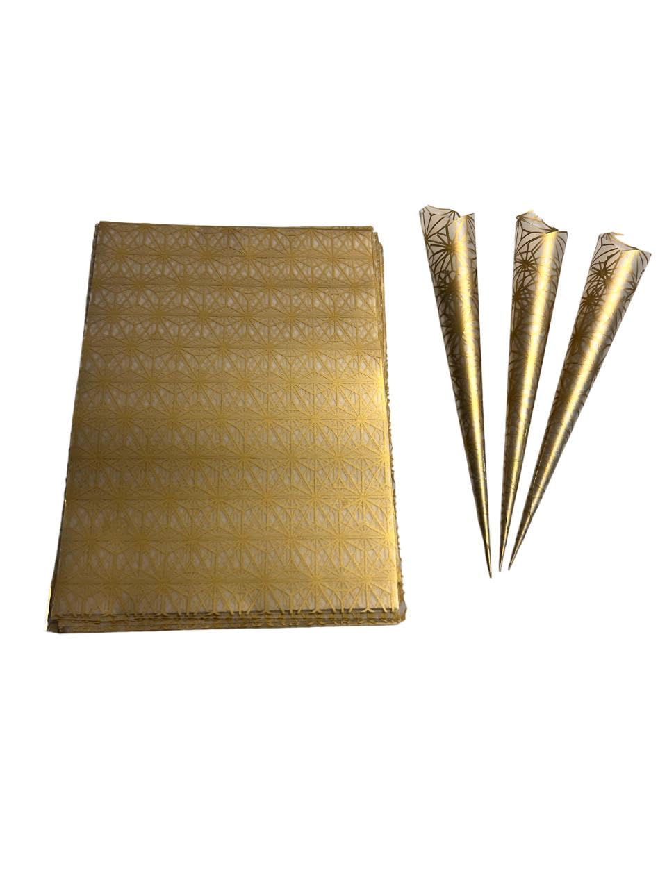 percut frozen cellophane sheet (gold)-image-1