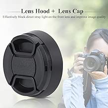 Qinlorgo 43mm Black Metal Lens Hood with Plastic Lenses Cap for Leica Photography Accessory Qinlorgo 43mm Black Metal Lens Hood with Plastic Lenses Cap for Leica Photography Accessory