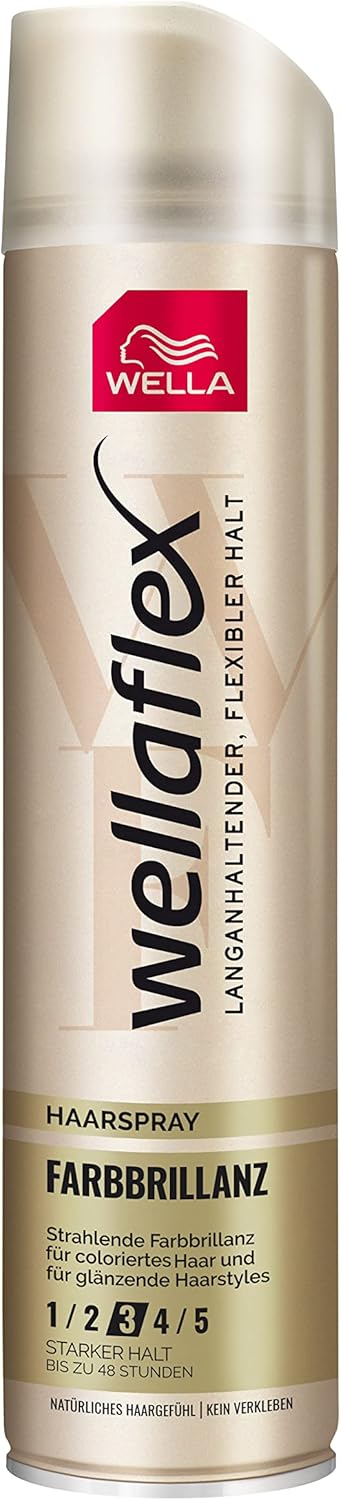 Wella Flex Haarspray, blijft tot 48 uur lang zitten, zacht voor de hoofdhuid, houdgraad 3, 250 ml