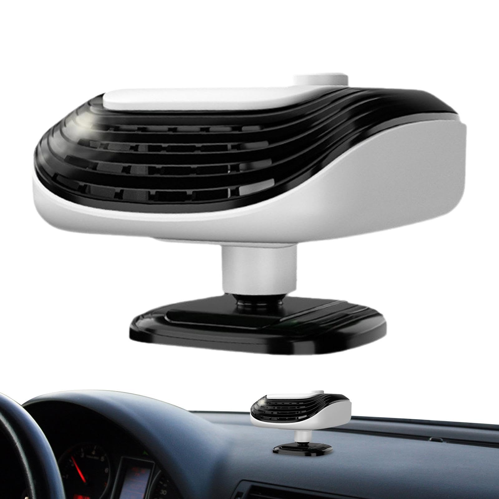 Dégivreur de pare-brise de voiture - Chauffage portable - Dégivreur rotatif - Dégivreur de pare-brise - Chauffage rapide - Désembueur de pare-brise pour camions