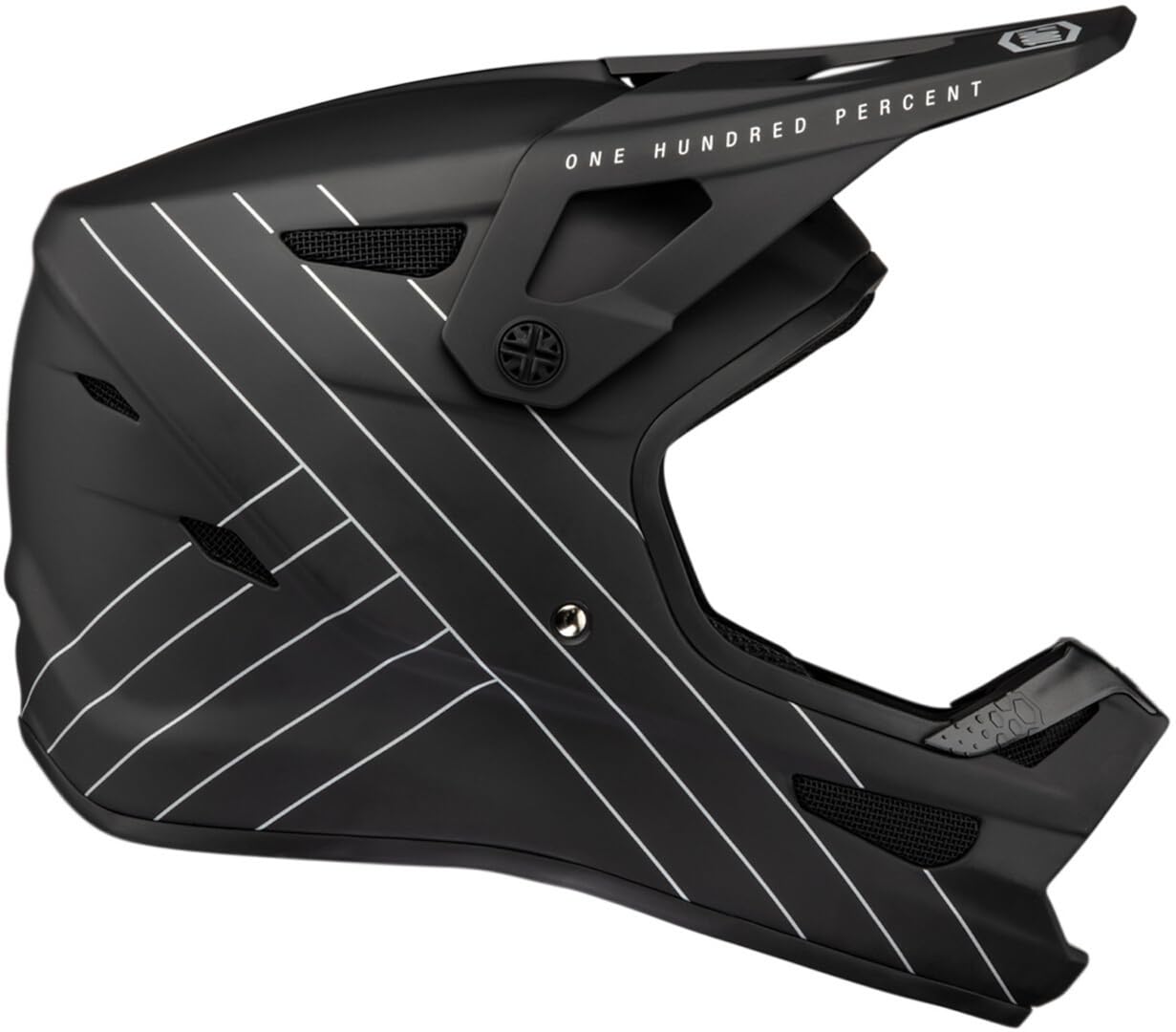 100% L80010-​00004, Casco Unisex Adulto, Black, L