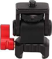 Vista 7 de Soporte de montaje para cámara universal de 14 pulgadas con rosca de montaje en campo con liberación rápida para abrazadera de riel, rotación de 360