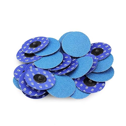 BHA - Discos de lija de circonita roloc de 3.0 in, 25 unidades