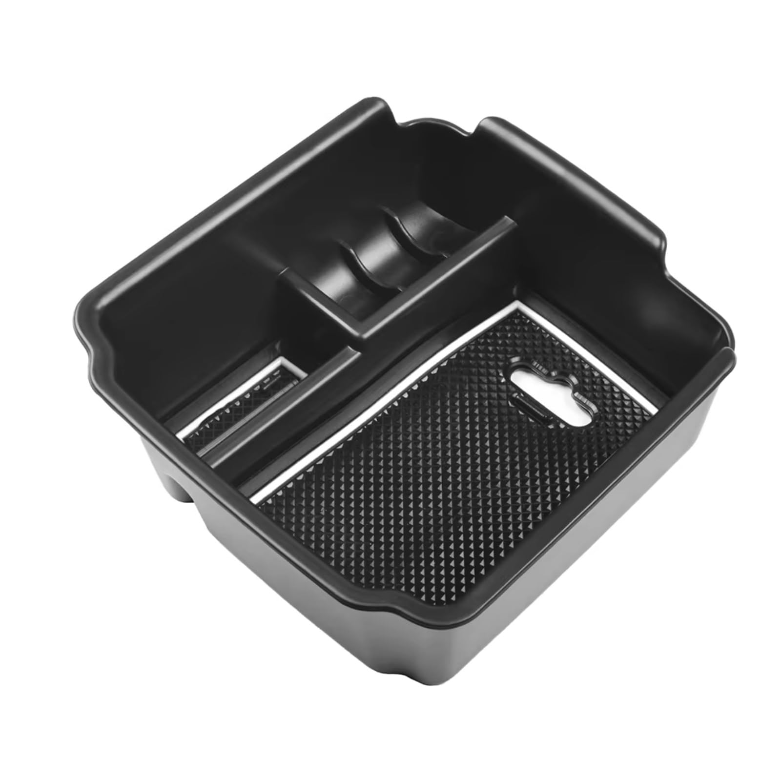 DSEQOPHH Car Accessories Compatible With VW For Tiguan 2018-2024 For Taos 2022 2023 1 Pcs Armrest Storage Box Center Console Organizer Interior Accessories