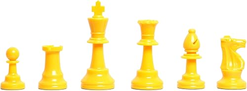 Miniatura 8 de The House of Staunton Ajedrez de plástico de colores reglamentarios - por la Federación de Ajedrez