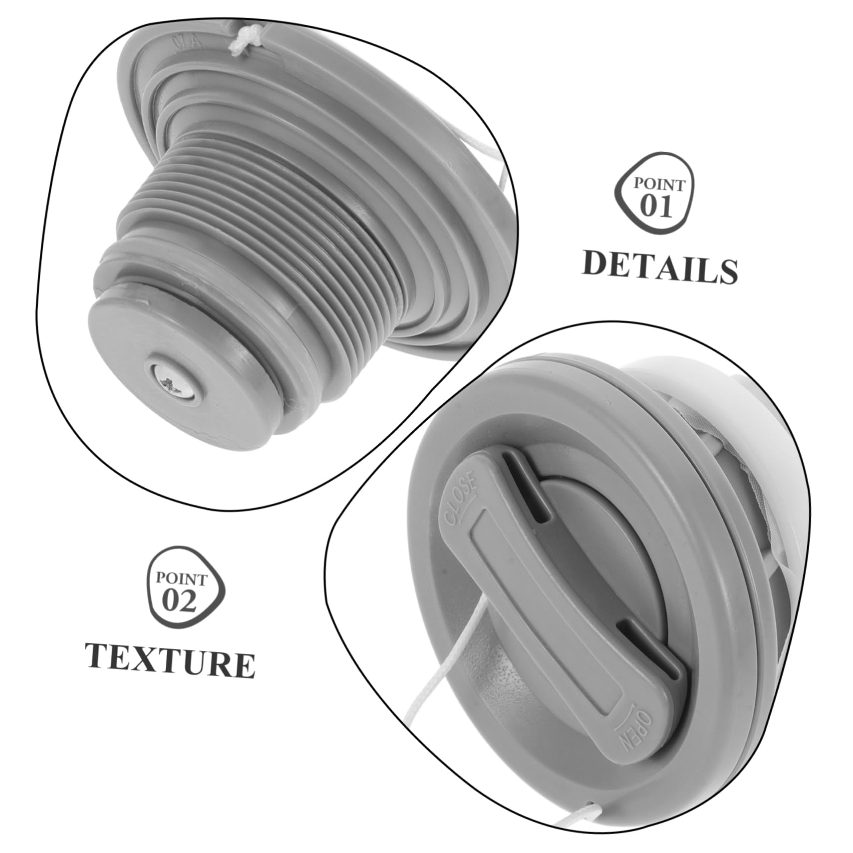 Gatuida Valvola Gonfiabile Multi Foro per Barche e Kayak Realizzata Resistente Facile Trasportare Design attività Nautiche
