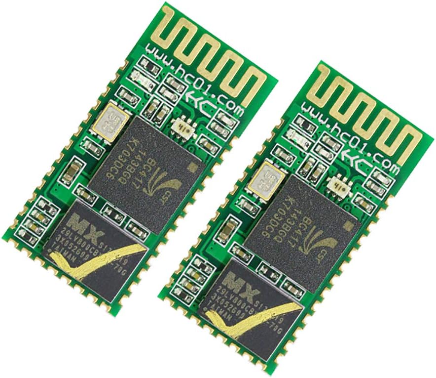 Alwayshare HC-05 Bluetooth Module Wireless Serial Port RF Remote Module DIY Demoboard Control Data Passthough Module（Pack of 2