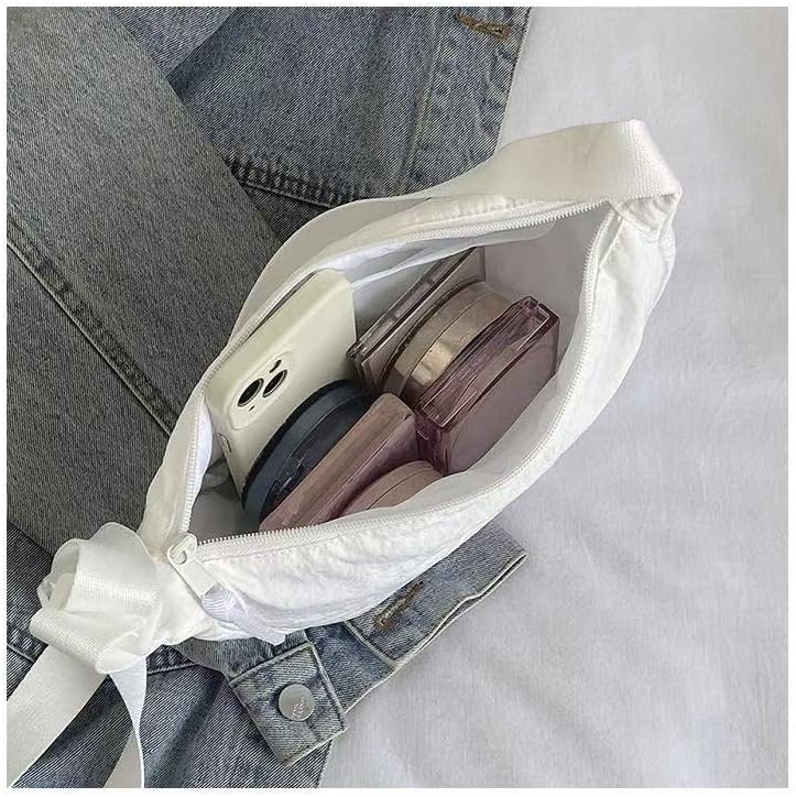 crescent shaped crossbody bag, lightweight work travel shoulder bag, casual sling bag - Image 5