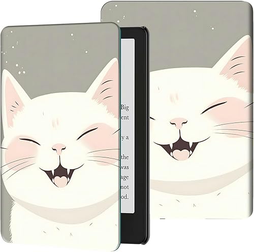 Vista 152 de Funda para Kindle de 6 pulgadas (11.ª generación, versión 2024/2022) delgada de piel sintética, ajustable, multiángulo, Smart Shell con función