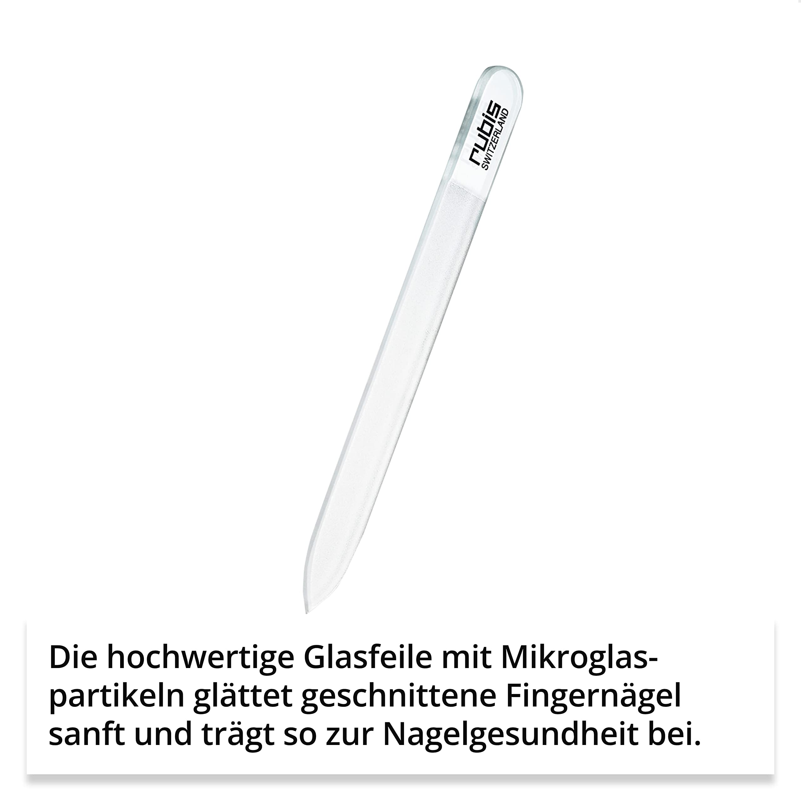 Rubis Minuit Maniküre Set - Nagelpflegeset - Maniküre Set mit Pinzette, Nagelschere mit Feile - Nagelset - Nageletui klein 3 teilig