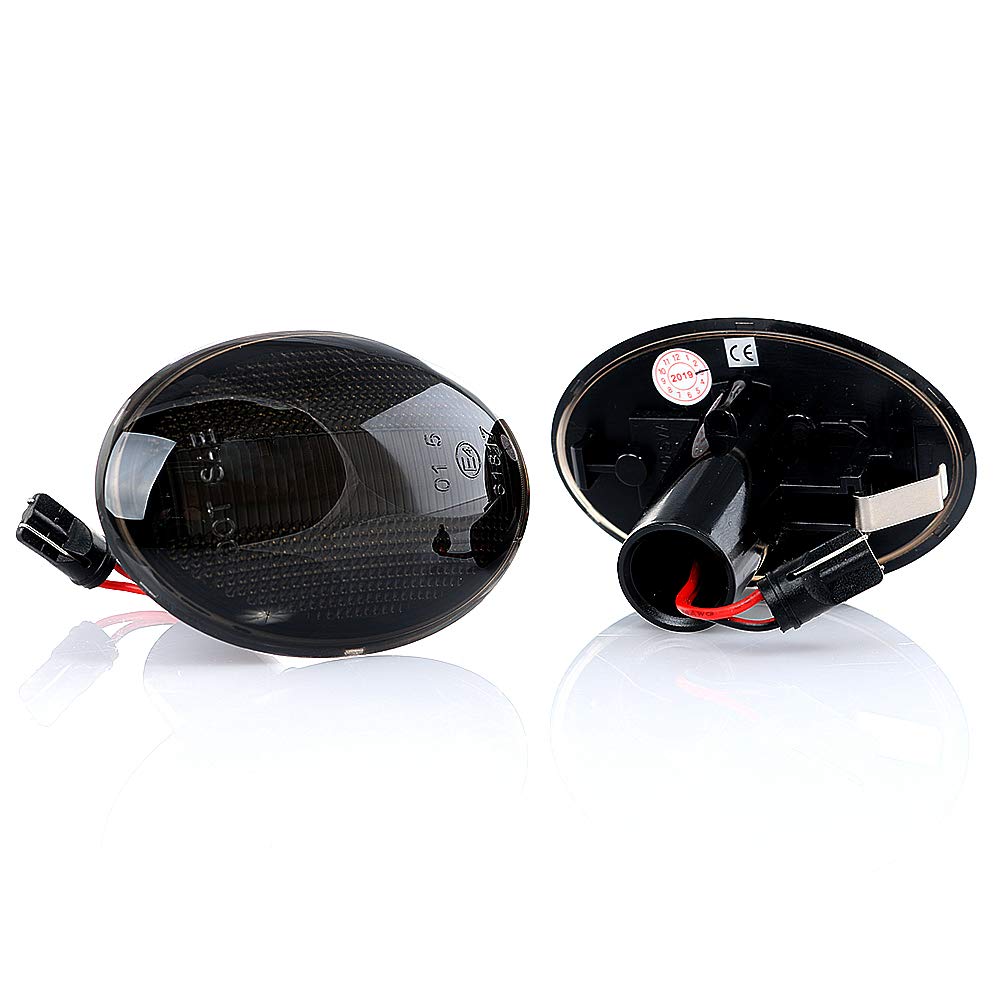 Frecce Laterali A LED Letronix Per Mercedes Classe E W210 (1995-2002) - Omologate E, Can-Bus, Plug And Play, Colore Argento - 2