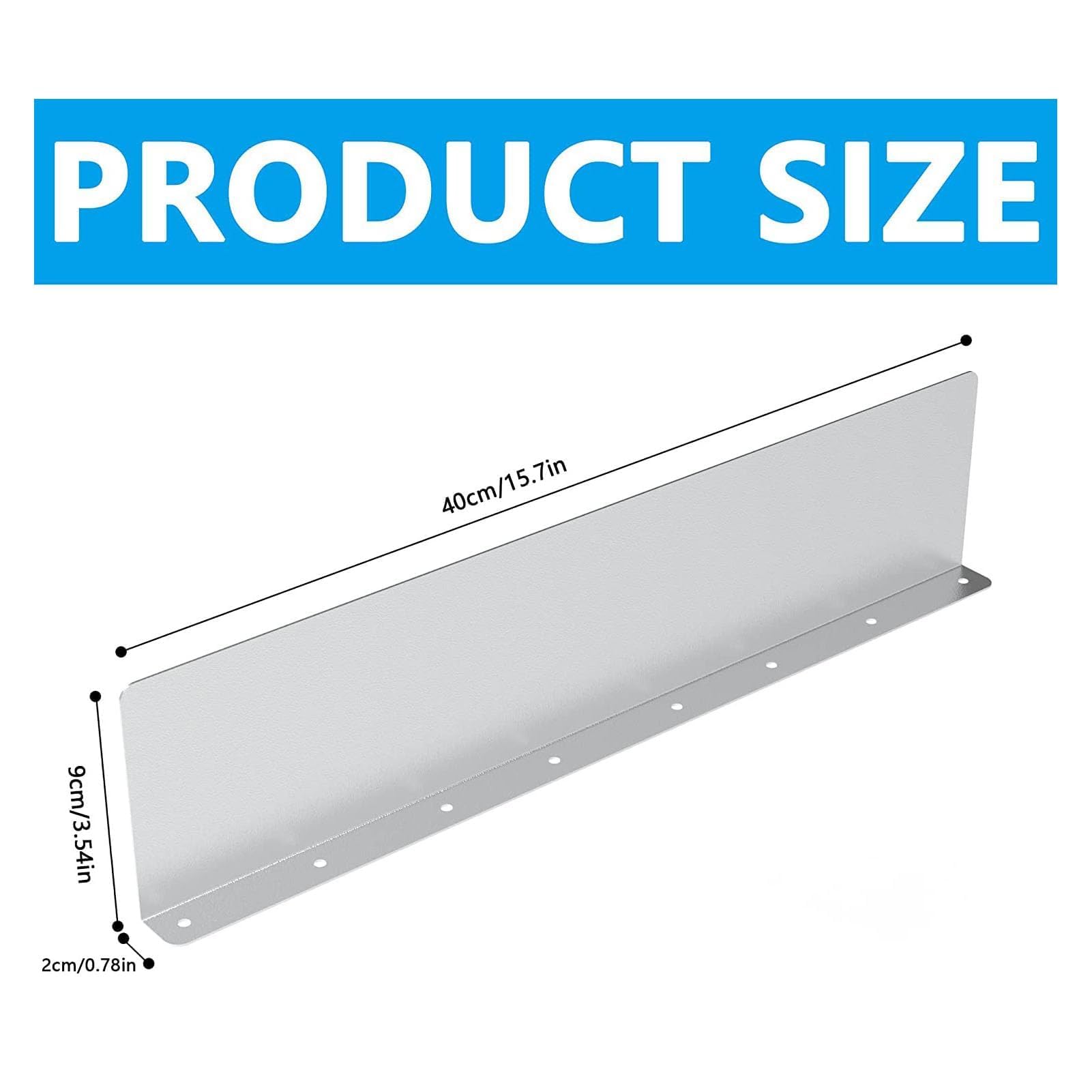 Cyrank 4 Pack Gutter Valley Splash Guard - Image 4