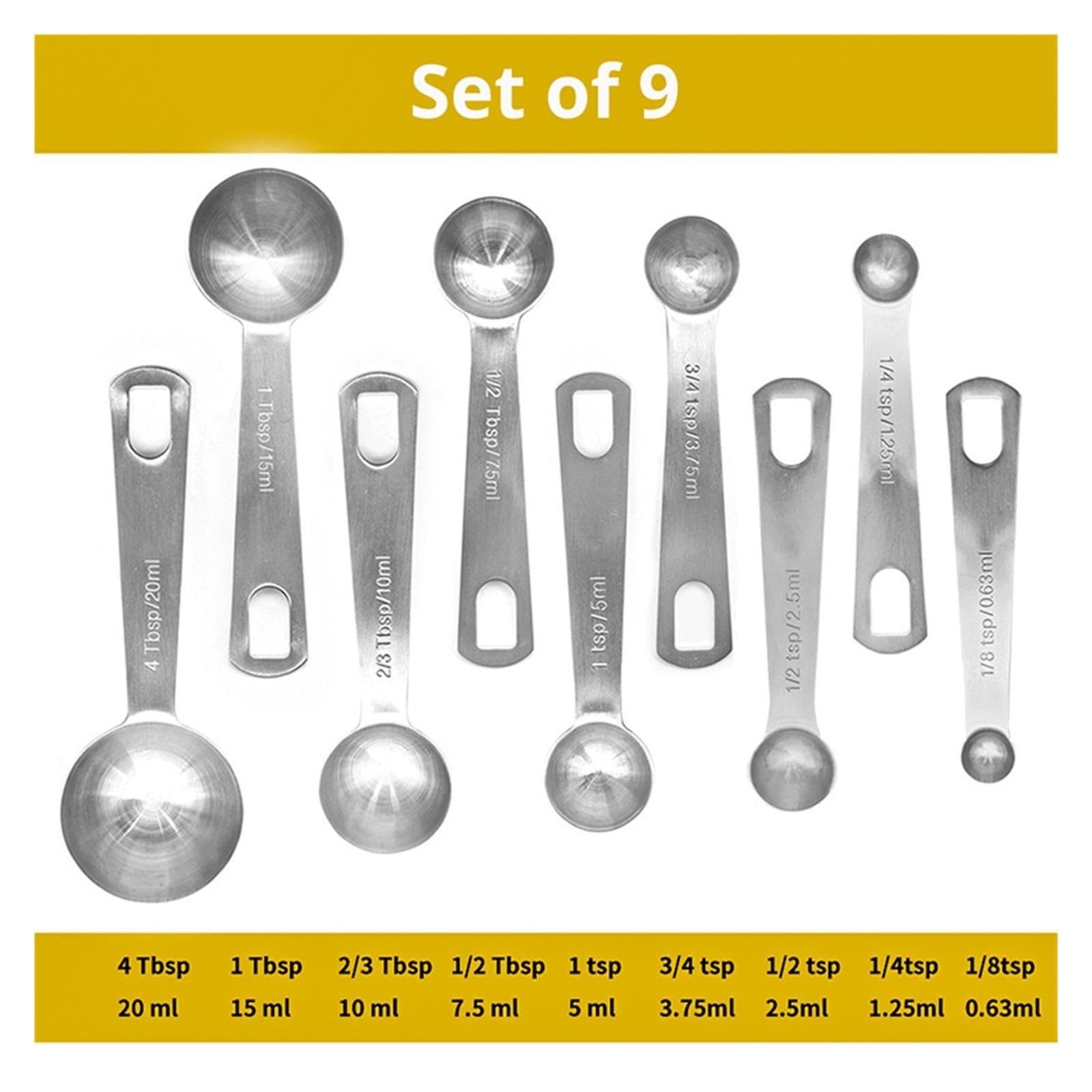 Set de cuilleres doseuses, compatible avec Leeseph, acier inoxydable
