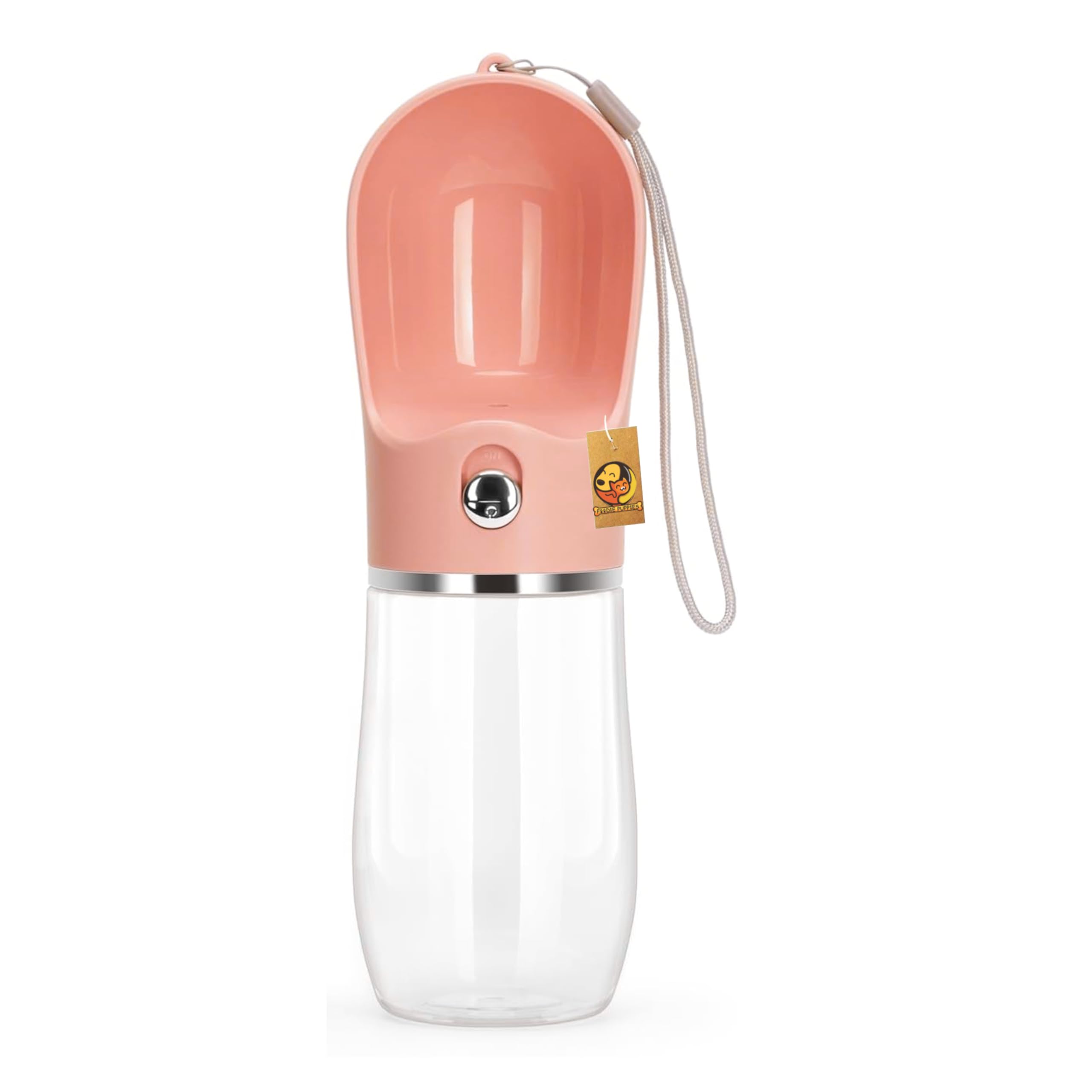 Foodie Puppies Dog Water Bottle, Leak Proof Portable Pet Water Bottle Dispenser BPA-Free Puppy Water Bottle for Outdoor Walking, Hiking, Travel, Food Grade Plastic (500ml) (B0CH4T7FNB) Amazon Price History, Amazon Price Tracker