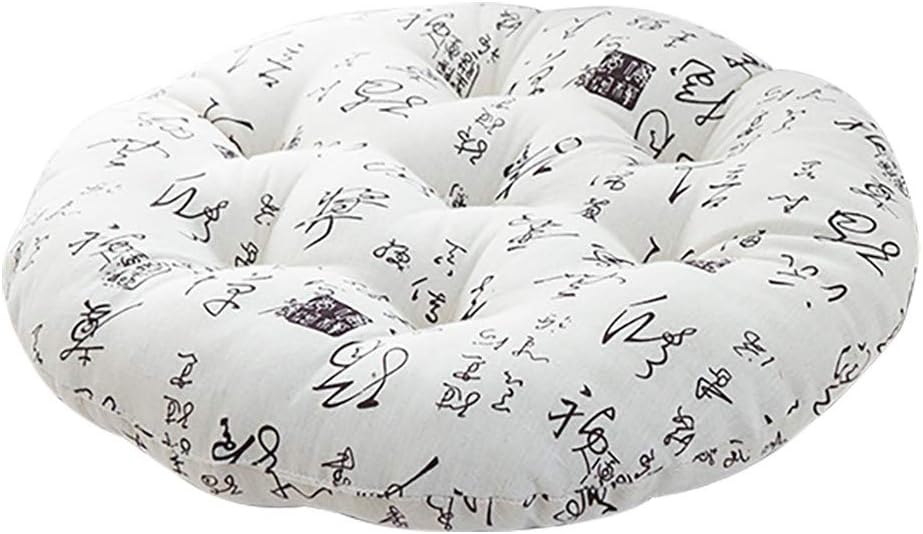 Fanxing Chair Cushion Round Cotton Upholstery Soft Padded Cushion Pad Office Home Or Car Seat Cushion (50x50cm, K)