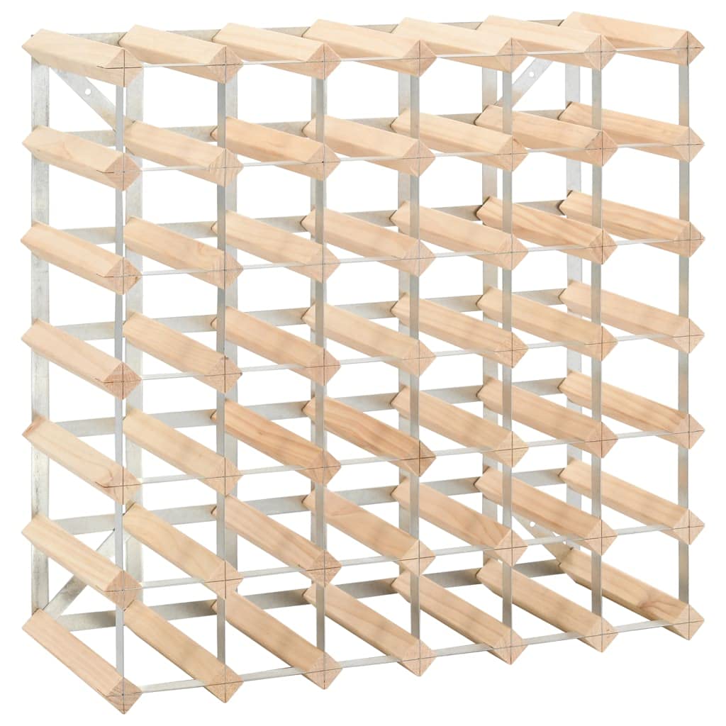 Homgoday Botellero de vino, botellero de vino, botellero de vino, porta vino, mueble portavini, portavini de 42 botellas de madera maciza de pino