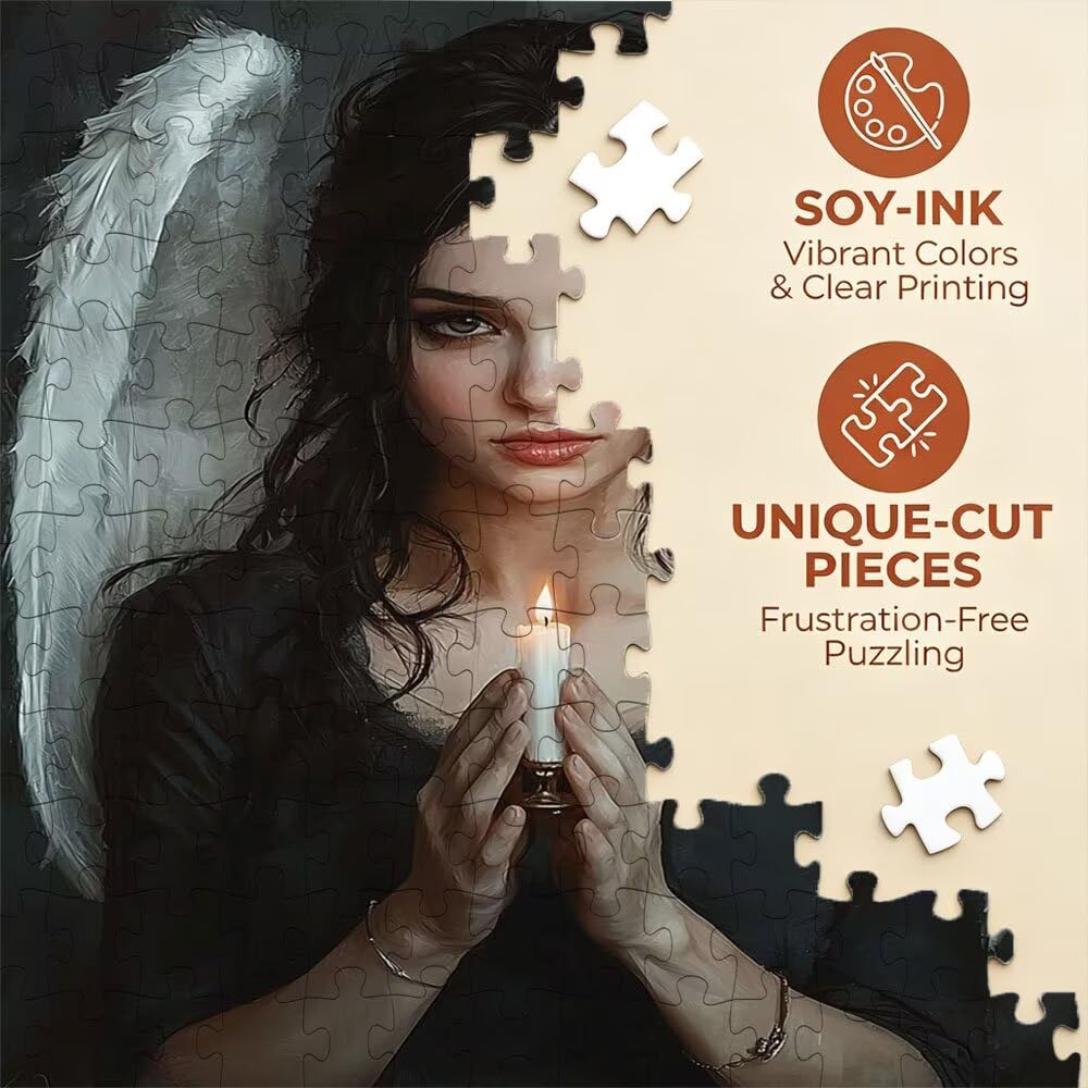 Puzzle 6000 elementów, świecowe puzzle dla dorosłych 6000, drewniane puzzle, klasyczne gry edukacyjne, niemożliwe wyzwanie, rodzina gier, kreatywny prezent DX0YL1-527