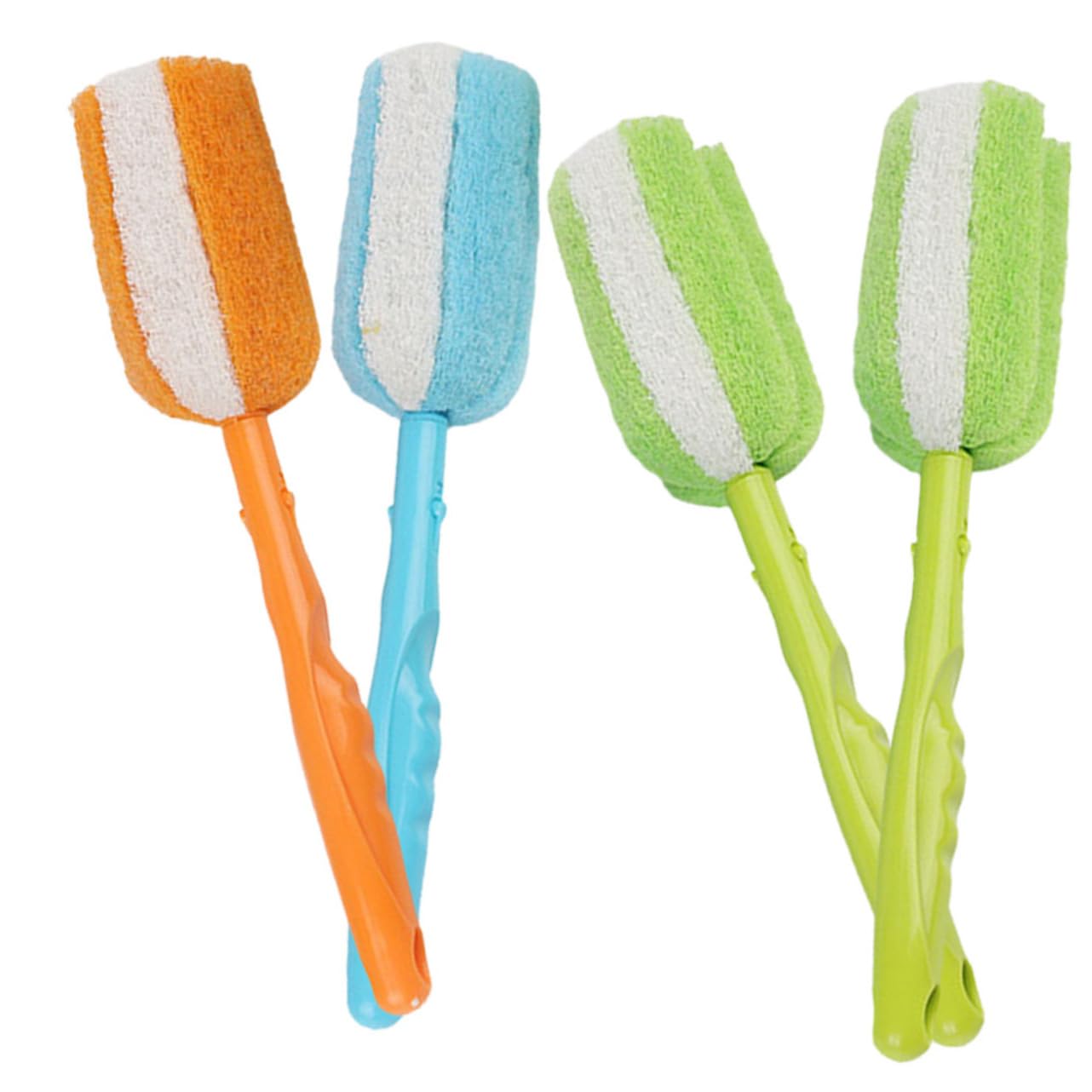 3 Sätze Tassenbürste Flaschenbürste Schrubben Reinigen Von Geschirr Spülschüssel Mit UV Becherreinigungsbürste Funktionale Reinigungsbürste 4 Stück * 3 Zufällige Farbe