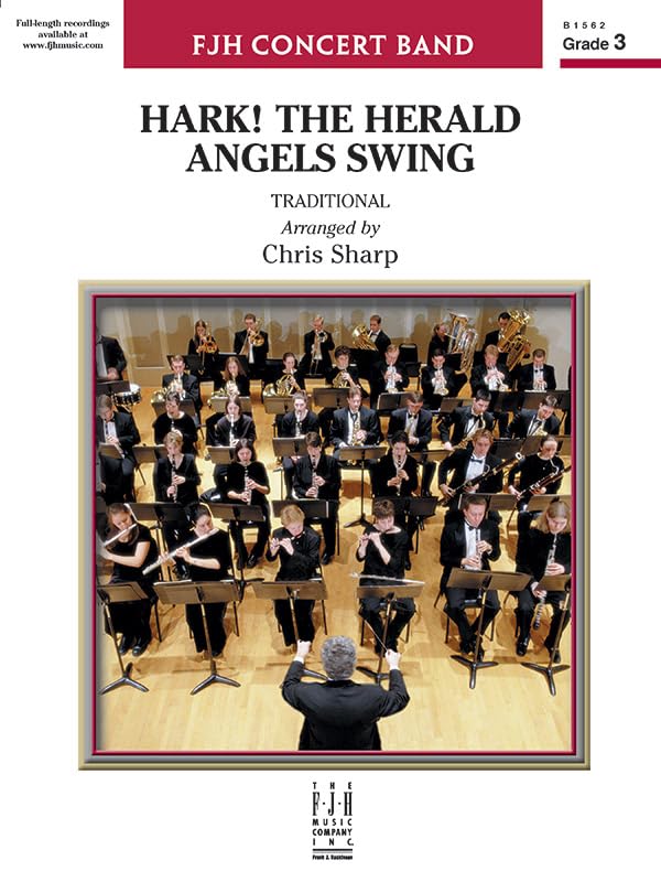 FJH Cncert Band - Hark The Herald Angels Swing - Grade: 3 - Score and Parts