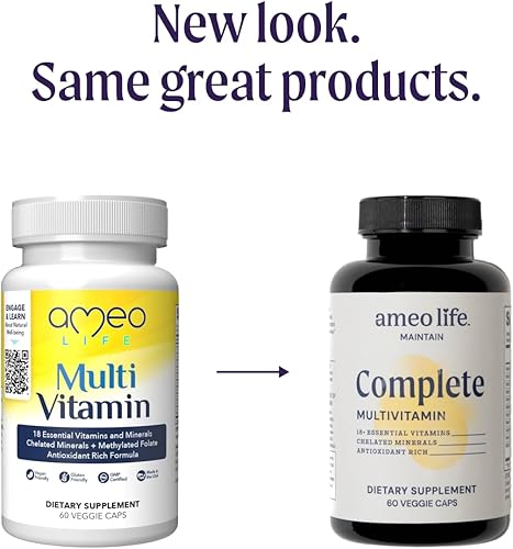 Miniatura 7 de Multivitamínico diario para hombres y mujeres adultos, multivitaminas quelatadas con zinc, biotina, yodo, cromo, manganeso y vitaminas A, B6, B12,