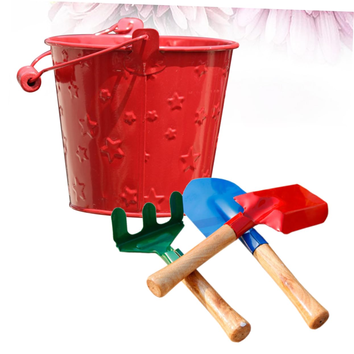 BESPORTBLE 2 Ensembles 3 Pièces Pelle De Jardin Pratique Mini Râteau De Jardin Mini-Jouets pour Enfants Pelle De Jardinage pour Enfants Mini Outil De Jardin Mini-kit Trousse Enfant