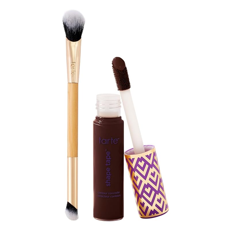 Corretivo shape tape tarte com pincel dupla ponta