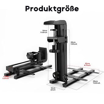 DIWANGUS HOTAS Halterung für Joystick & Schubregler 2er-Set