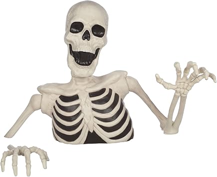 Seasons 35" Halloween Giant Groundbreaker Skeleton Halloween Decoration for Outdoor Lawn Yard and Porch
