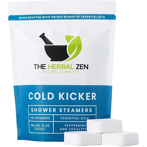 Cold Kicker Shower Steamers Aromatherapy, Eucalyptus Shower Steamer, Shower Bombs Made in the USA, Menthol Shower Steamer, Self Care Gifts, Mothers