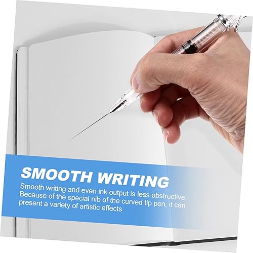 Miniatura 2 de STOBOK Pluma estilográfica clara 2pcs niños escuela papelería negocio niño metal