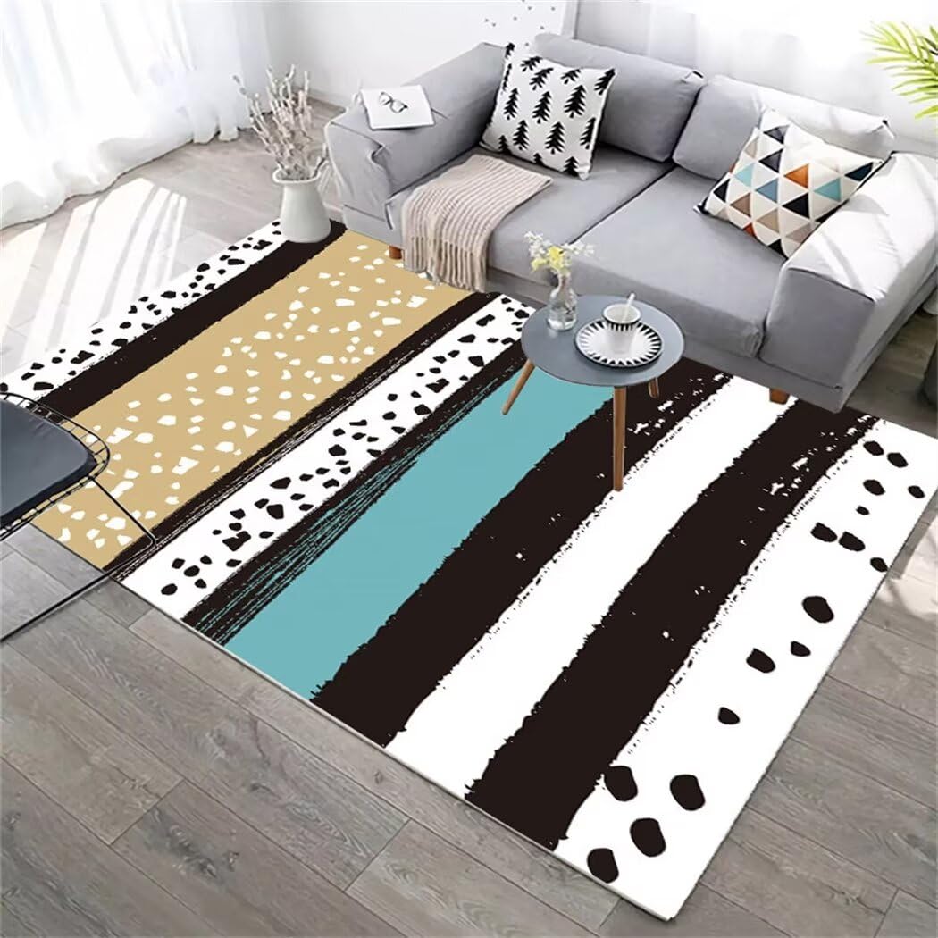 Tapis de salon lavable en machine et antidérapant pour enfants